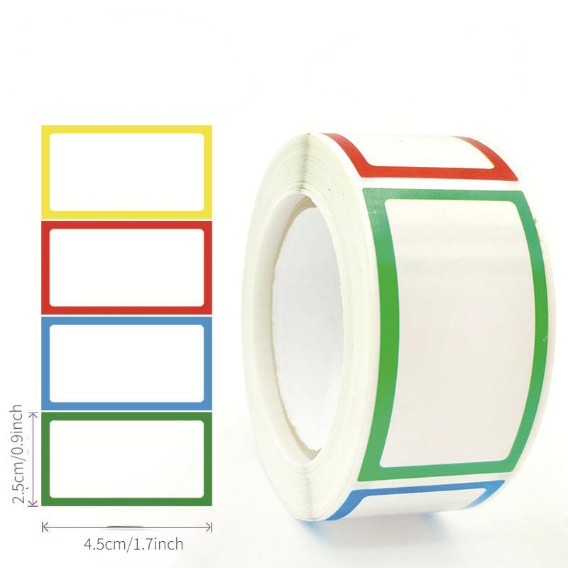 250pcs Handwriting Mark Sticker Roll for Bottles & Boxes