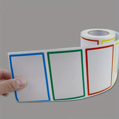 250pcs Handwriting Mark Sticker Roll for Bottles & Boxes