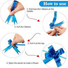 60pcs Floral Bows for Wedding and Gifts