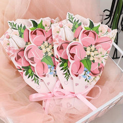 Paper Flowers Bouquet Greeting Cards - Birthday Anniversary Gift