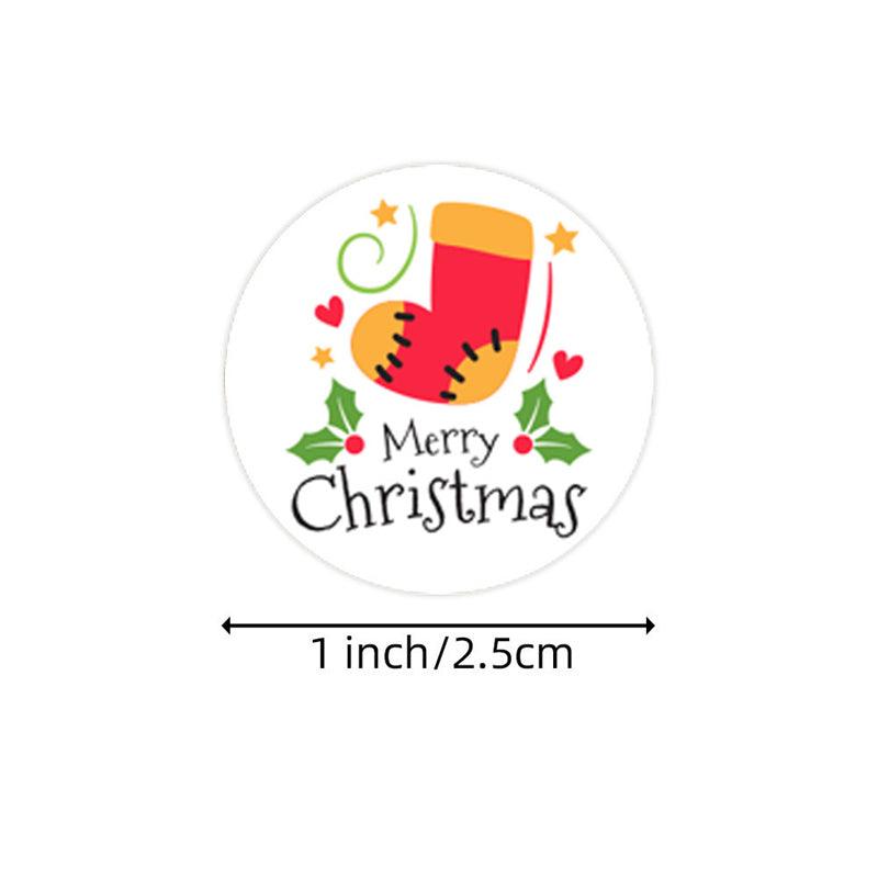 4 Christmas Stickers for Festive Gift Packaging & Decoration