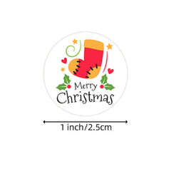 4 Christmas Stickers for Festive Gift Packaging & Decoration