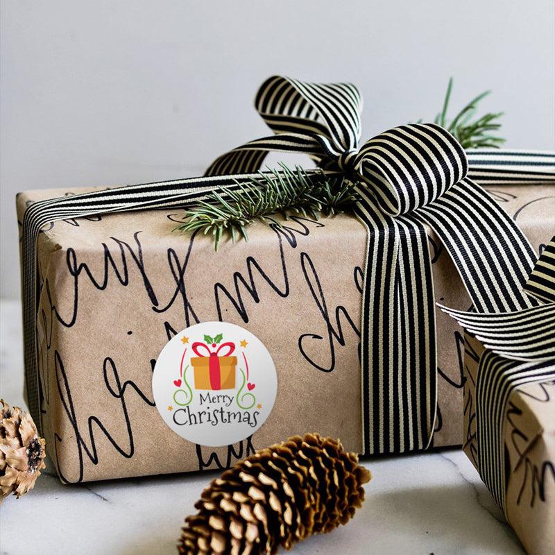 4 Christmas Stickers for Festive Gift Packaging & Decoration