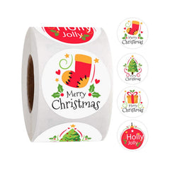 4 Christmas Stickers for Festive Gift Packaging & Decoration