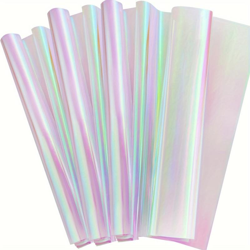 20 Sheets Iridescent Cellophane Gift Wrap for Baskets DIY Craft Wrapping