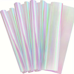 20 Sheets Iridescent Cellophane Gift Wrap for Baskets DIY Craft Wrapping