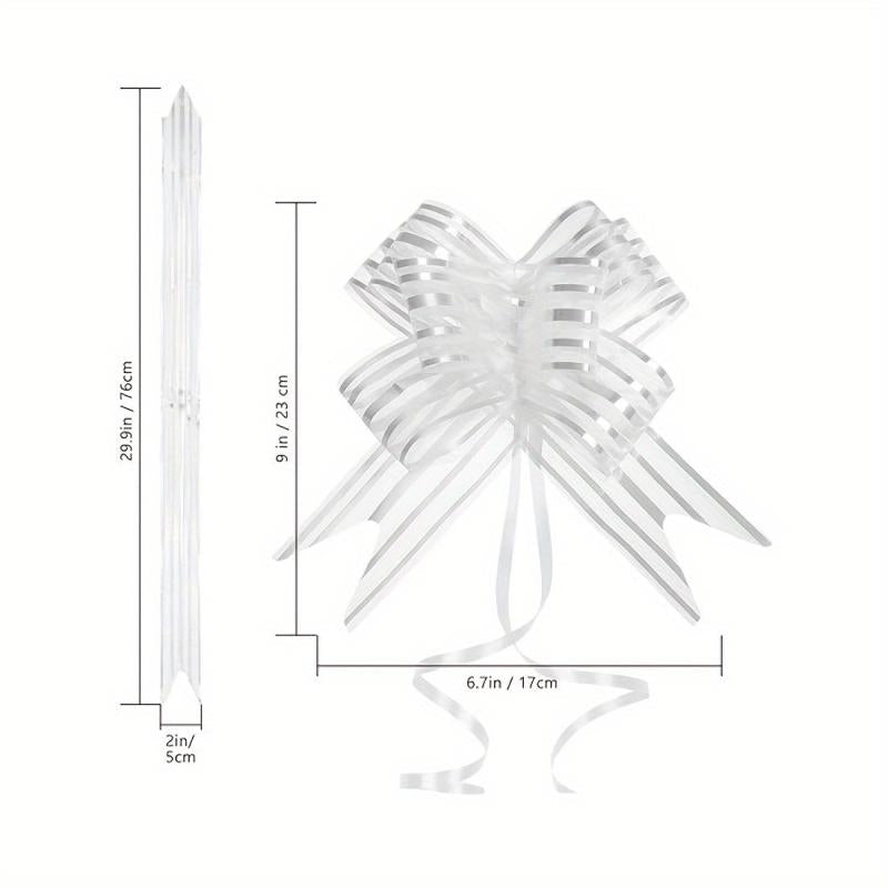 10pcs Pull Bows for Gift Wrapping - Wedding, Birthday, Christmas Presents