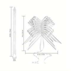 10pcs Pull Bows for Gift Wrapping - Wedding, Birthday, Christmas Presents