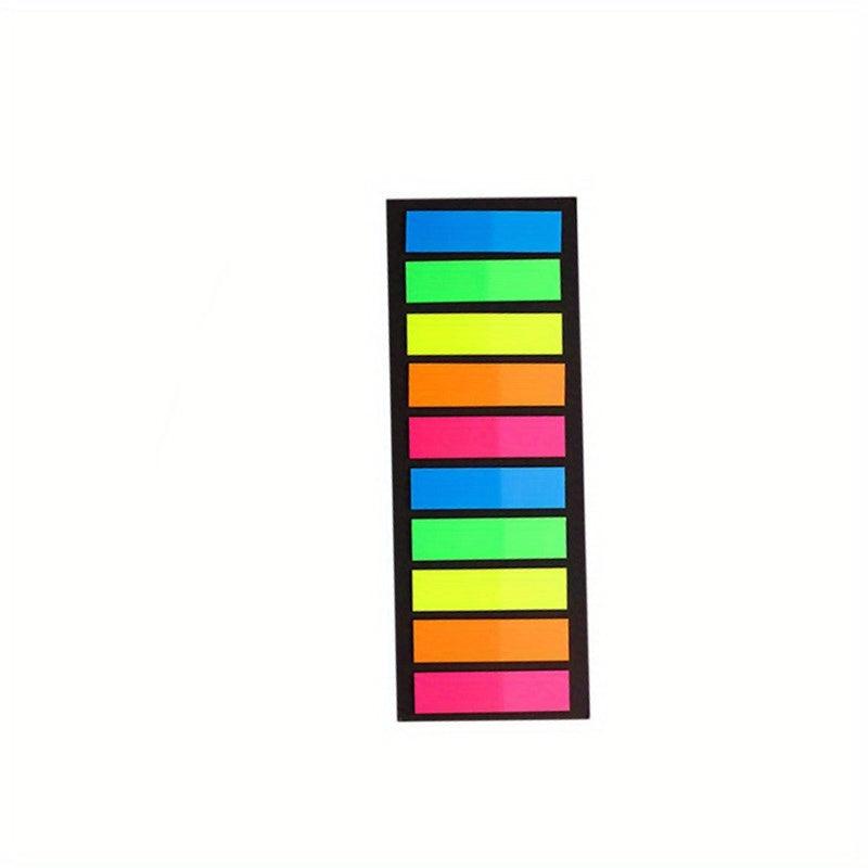 200pcs 300pcs Colorful Fluorescent Index Sticky Note Self Adhesive Memo Pad