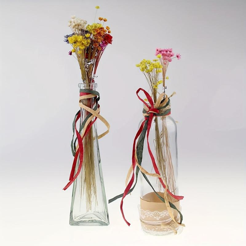3 Rolls Raffia Ribbon String - Christmas Wedding Bouquets Gift Packaging