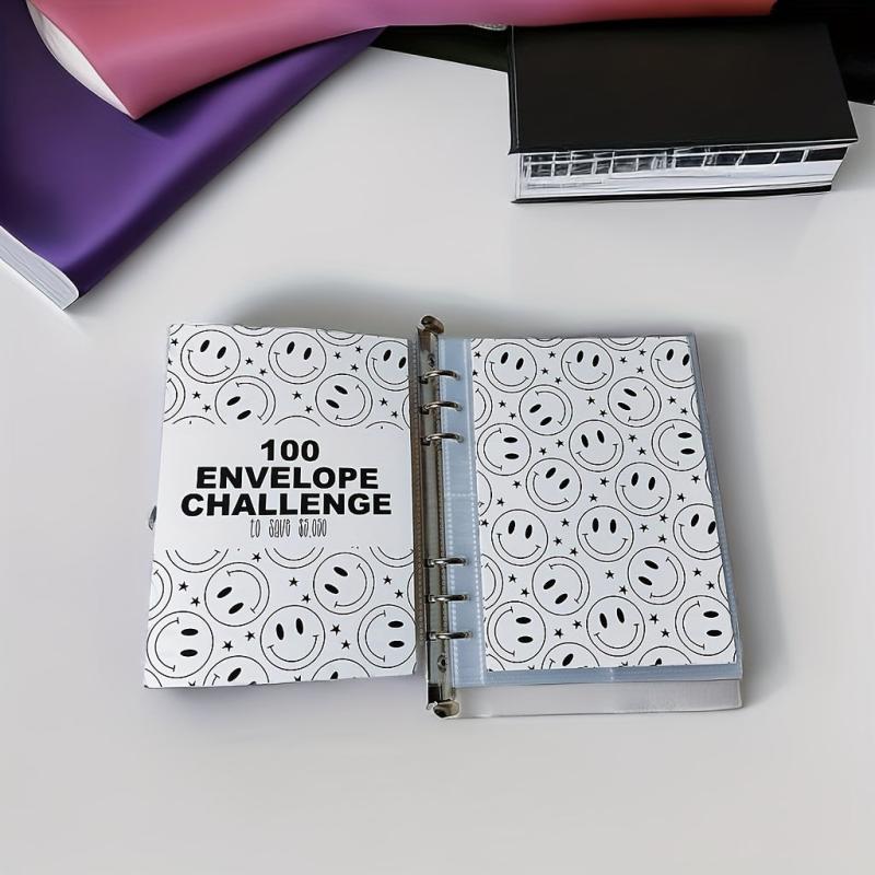 1pc The 100 Envelope Savings Challenge Binder School Supplies