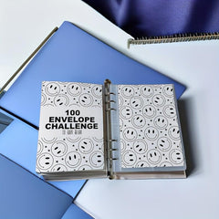1pc The 100 Envelope Savings Challenge Binder School Supplies