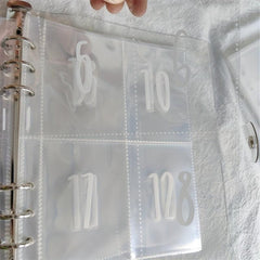 1pc The 100 Envelope Savings Challenge Binder School Supplies