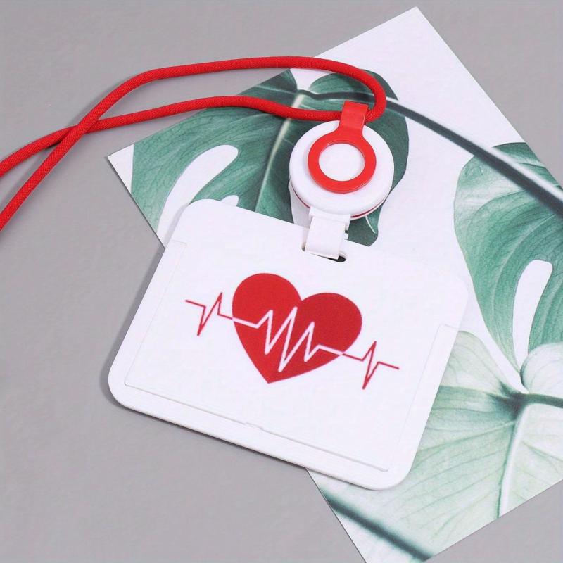 Contrasting Hanging Neck Card Cover for Students & Office Workers