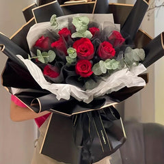 20pcs Golden Edge Jelly Film Flower Wrapping Paper Bouquet Material Wedding DIY