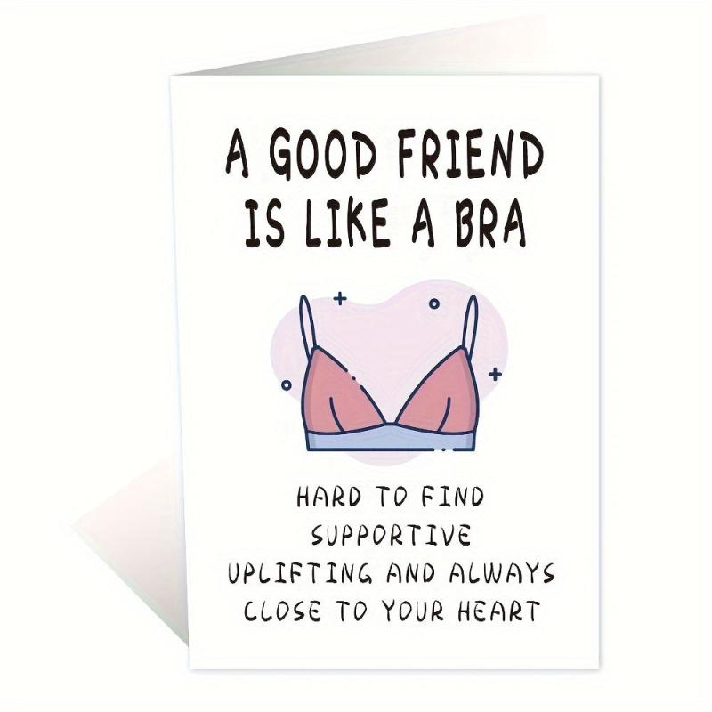 Funny Birthday Card Set for Bestie, Sister, Girlfriend - Uplifting and Heartfelt