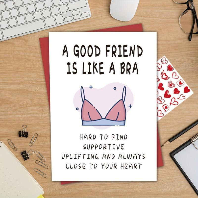 Funny Birthday Card Set for Bestie, Sister, Girlfriend - Uplifting and Heartfelt