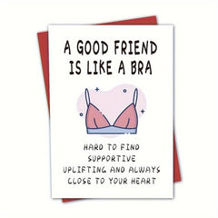 Funny Birthday Card Set for Bestie, Sister, Girlfriend - Uplifting and Heartfelt