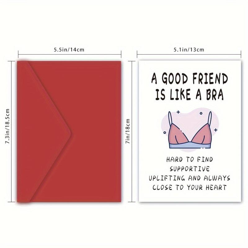 Funny Birthday Card Set for Bestie, Sister, Girlfriend - Uplifting and Heartfelt