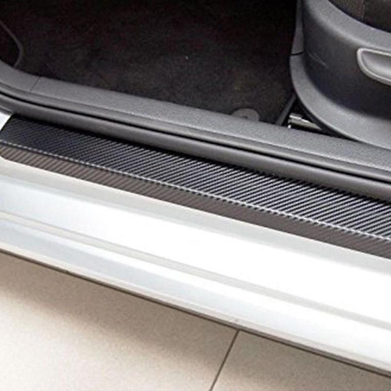 4Pcs Car Door Sill Scuff Anti Scratch Stickers