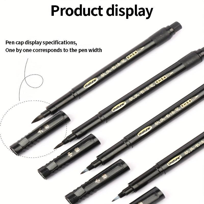 4pcs Soft-headed Calligraphy Brush for Practicing Antique Calligraphy