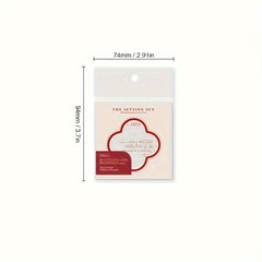 30 Sheets 5.21x5.21 cm Memo Paper Mixed Material Shapes Scrapbook Paper