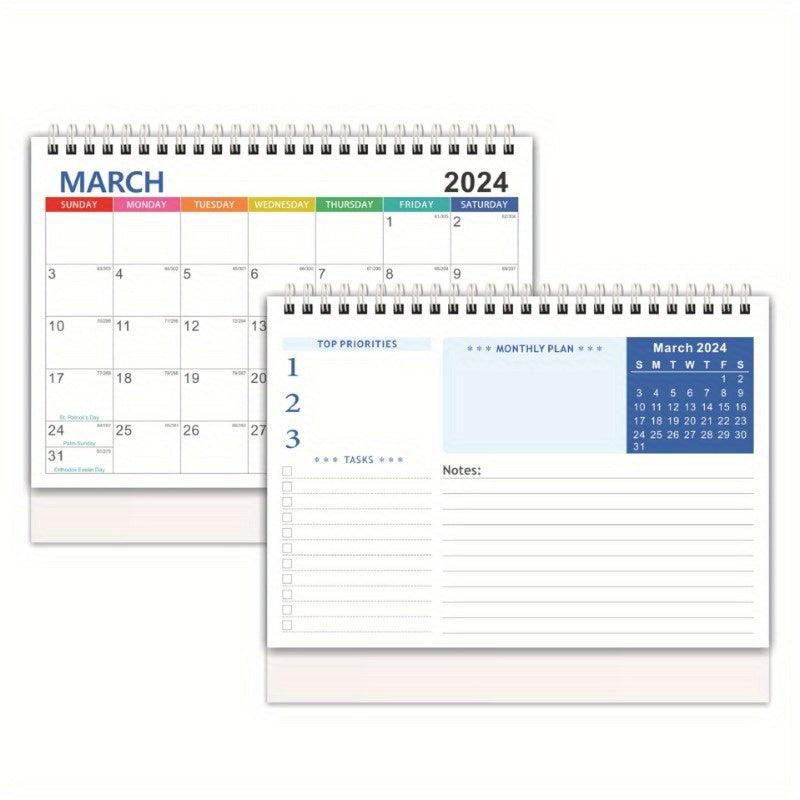 1pc Desk Calendar Notepad Simplified Desktop Calendar