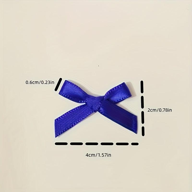 30pcs Ribbon Bows Christmas Decorations DIY Accessories Mini Satin Ribbon