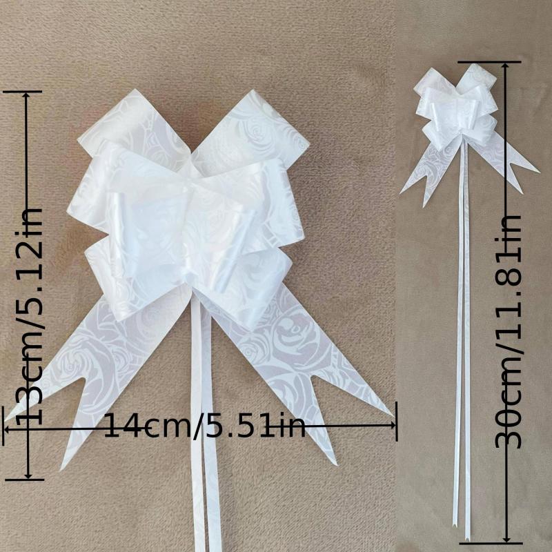 10pcs 30 Pull Bow With Ribbon For Gift Wrapping Wedding Holiday