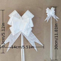 10pcs 30 Pull Bow With Ribbon For Gift Wrapping Wedding Holiday