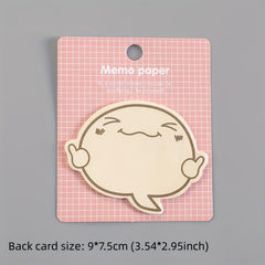 20pcs Cartoon Expression Sticky Note Pack, Back To School Supplies