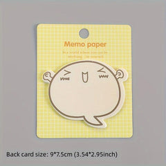 20pcs Cartoon Expression Sticky Note Pack, Back To School Supplies