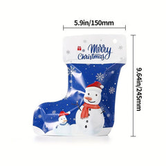 10pcs Christmas Stocking Bags for Kids' Festive Fun
