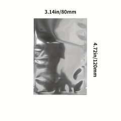 100pcs Aluminum Yin Yang Flat Mouth Sealing Bags