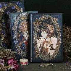 Butterfly Love Flower Gothic Style A5 Journal Planner Student Notebook