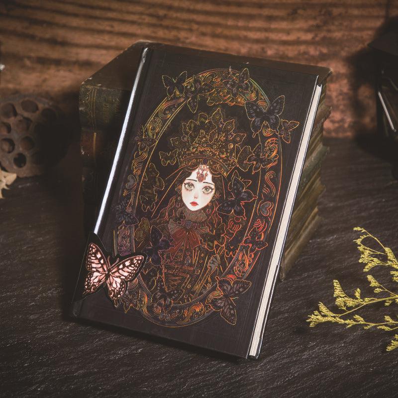 Butterfly Love Flower Gothic Style A5 Journal Planner Student Notebook