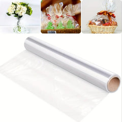 30m Clear Cellophane Paper Gift Wrapping Bouquets Snacks Crafts