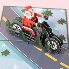 1pc Christmas Santa Pop Up Card 3D Christmas Greeting Cards Envelope Note Tag