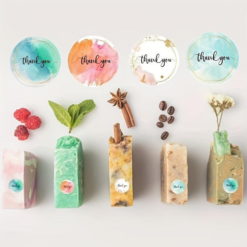 500 Pcs Thank You Self-Adhesive Love Seal Sticker