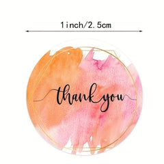 500 Pcs Thank You Self-Adhesive Love Seal Sticker