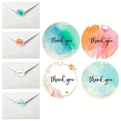 500 Pcs Thank You Self-Adhesive Love Seal Sticker