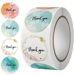 500 Pcs Thank You Self-Adhesive Love Seal Sticker