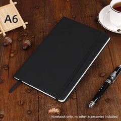 A6 Binding Notebook With Elastic Band, Bookmark, Notepad - School Supplies