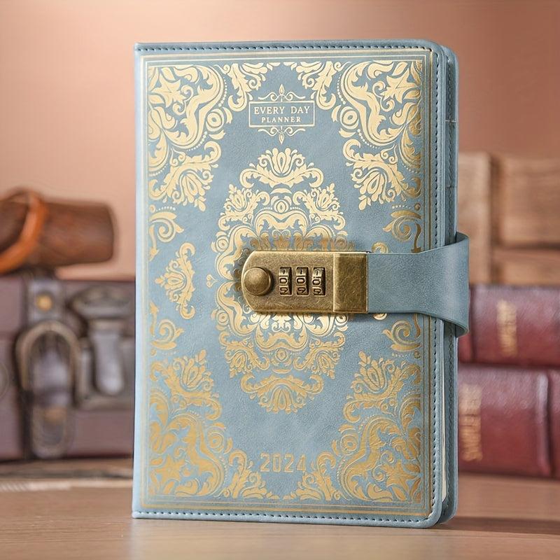 Password Book with Lock Diary Portable Pocket Notebook Secure Your Thoughts