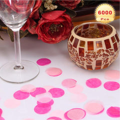 6000-Piece Colorful Tissue Paper Confetti for Parties