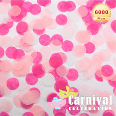 6000-Piece Colorful Tissue Paper Confetti for Parties