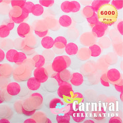 6000-Piece Colorful Tissue Paper Confetti for Parties
