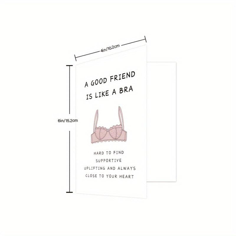 BBF Sister Female Birthday Card Friendship Card Bridesmaid Card Thank You Card