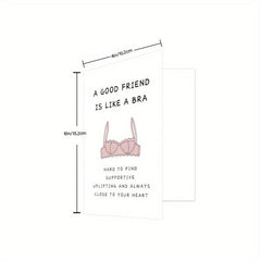 BBF Sister Female Birthday Card Friendship Card Bridesmaid Card Thank You Card