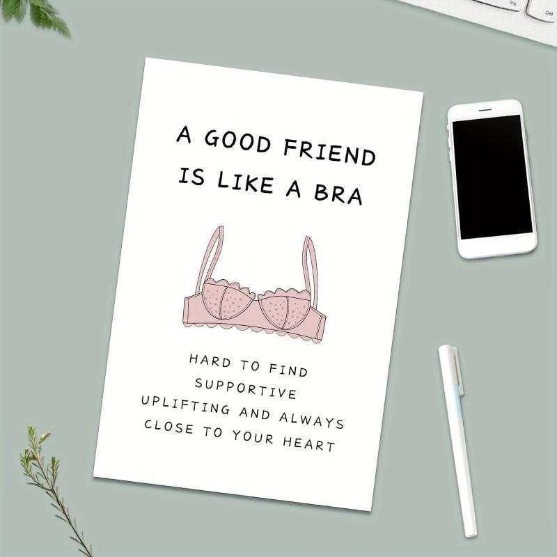 BBF Sister Female Birthday Card Friendship Card Bridesmaid Card Thank You Card
